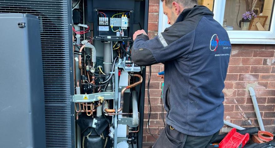 DP Electrical Specialists Leeds -ASHP Installation