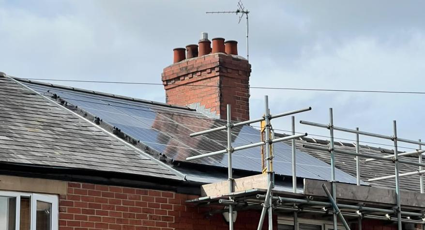 Solar Panel with Batter Storage Installation in York