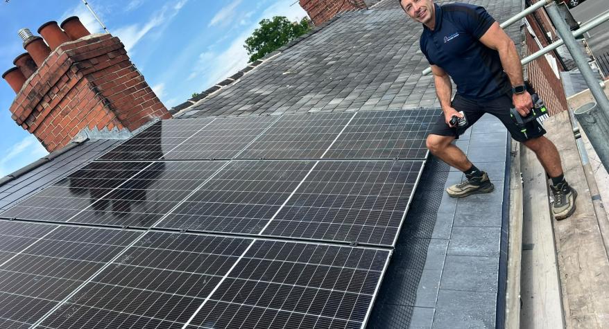 Solar Panel with Batter Storage Installation in York