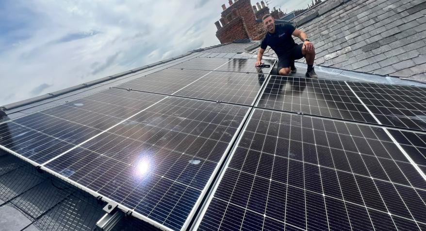 Solar Panel with Batter Storage Installation in York