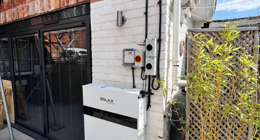 Solar Panel with Batter Storage Installation in York